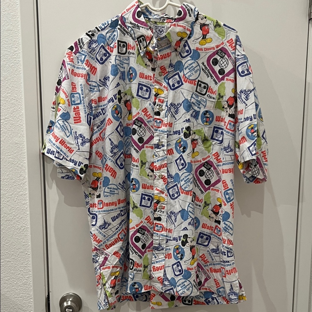 Walt Disney World 50th Anniversary Reyn Spooner Graphic Men's Shirt